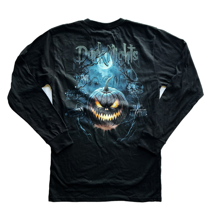 Hersheypark Dark Nights Jack 'O' Lantern Long Sleeve T-Shirt