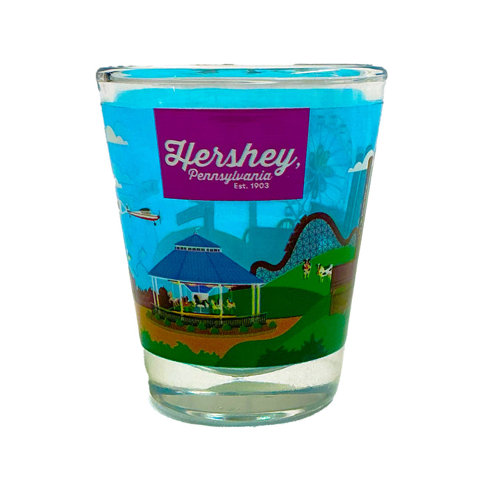 Hersheypark Hershey, PA Shot Glass