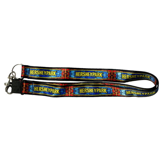 Hersheypark Stained Glass Lanyard