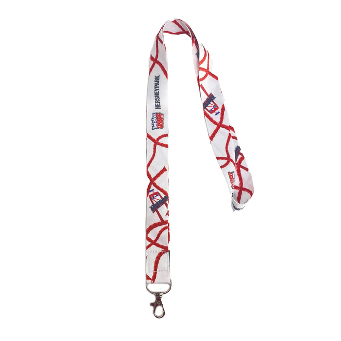 Hersheypark Twizzlers Twisted Gravity Lanyard