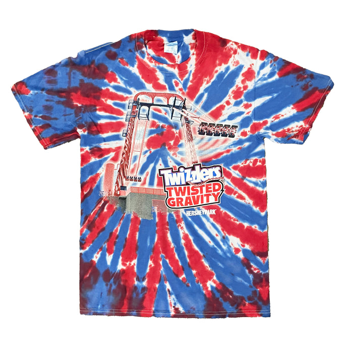 Hersheypark Twizzlers Twisted Gravity Youth Tie Dye T-Shirt