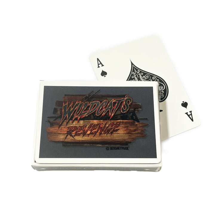 Hersheypark Wildcat Revenge Playing Cards