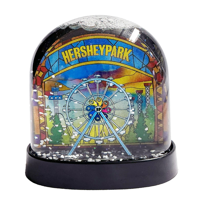 Hersheypark Stained Glass Snowglobe