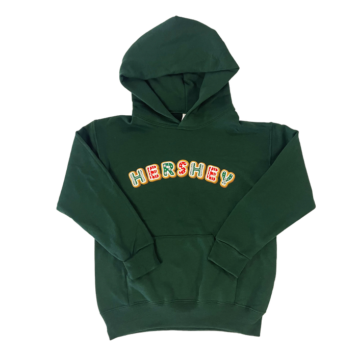 Hersheypark Green Gingerbread Youth Sweatshirt